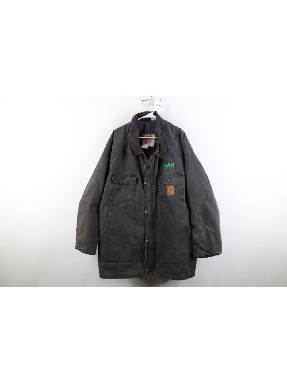 Vintage 90s Walls Blizzard Pruf Mens 4XL Quilted Canvas Chore Barn Jacket Black